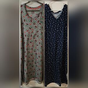 Joyspun Cherry and Star Sleep/Lounge Gown, Both Are Included.